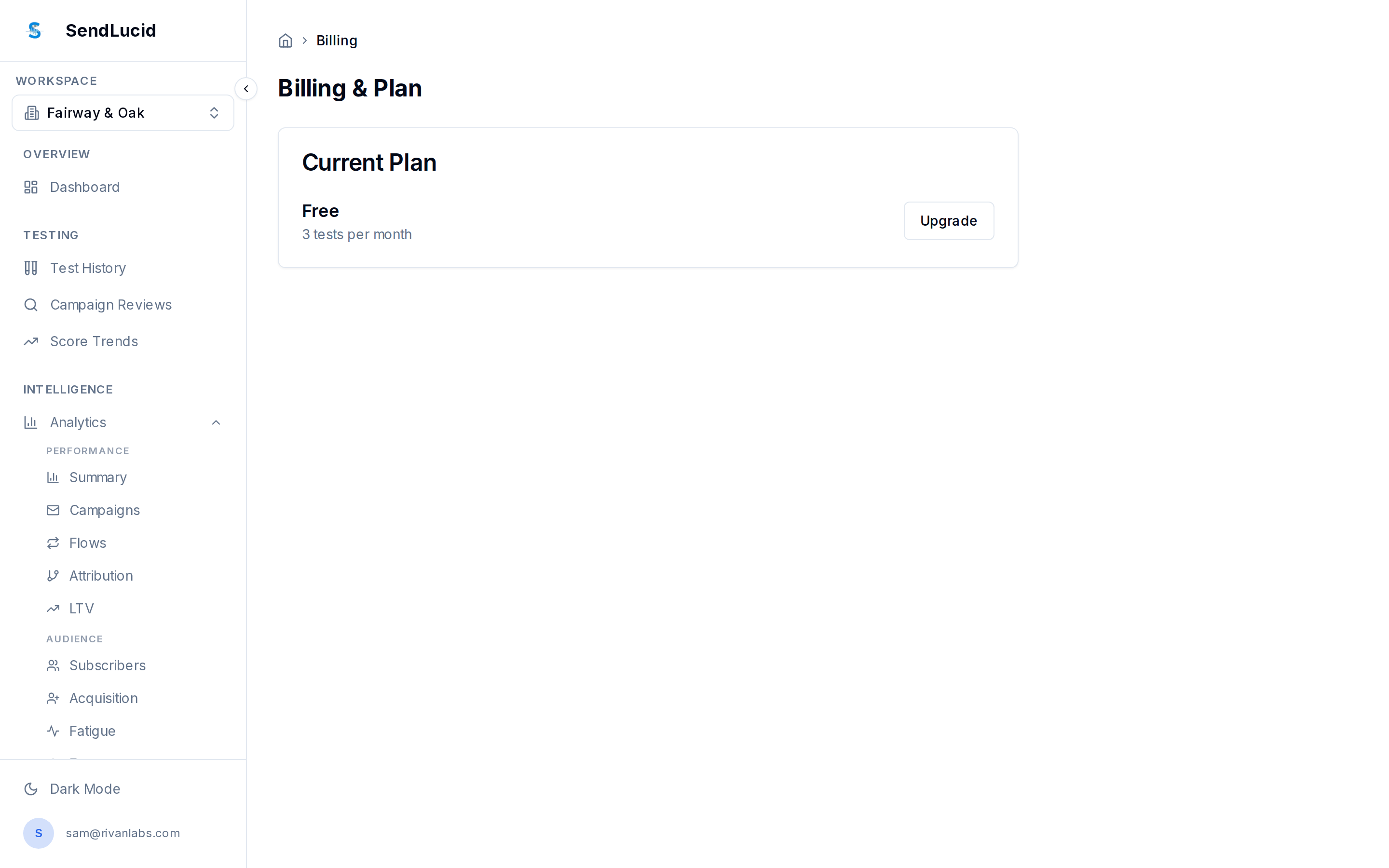 SendLucid Billing