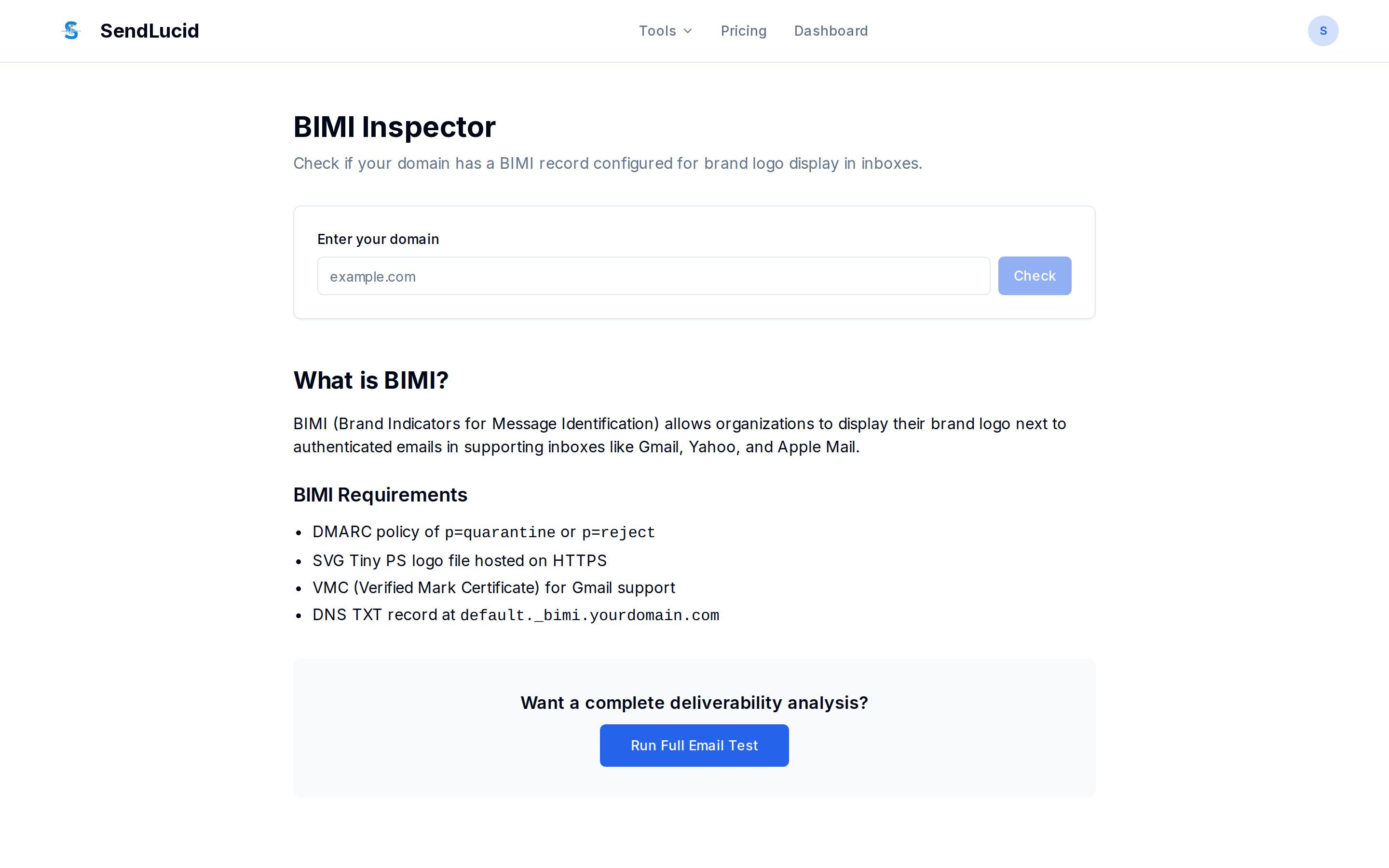 BIMI Inspector