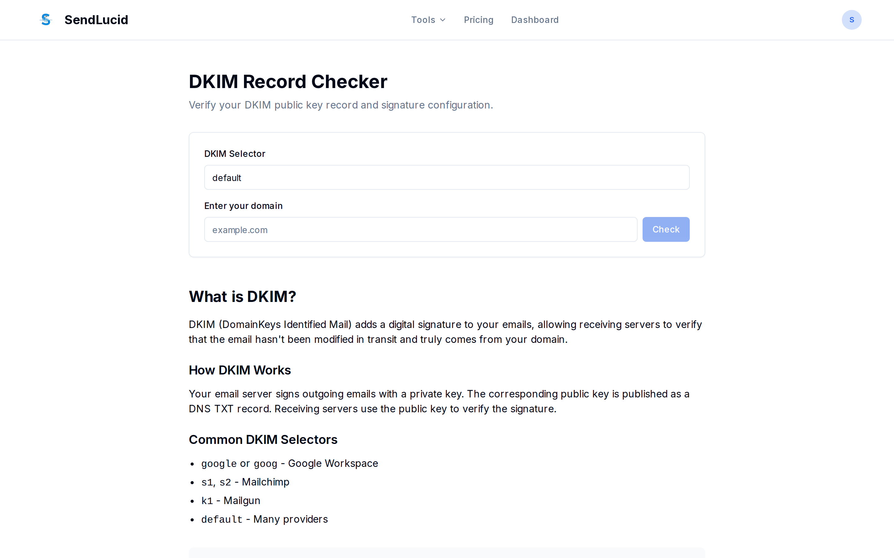 DKIM Checker